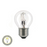 GENERIC Clear Halogen Fancy Round Lamp 18W 240V ES | SBC