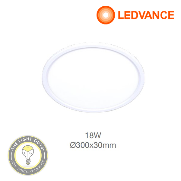 LEDVANCE ORBIS LED Slim Oyster 300MMØ | 420mmØ | 540mmØ 18W | 24W | 32W 240V Tri Colour Dimmable