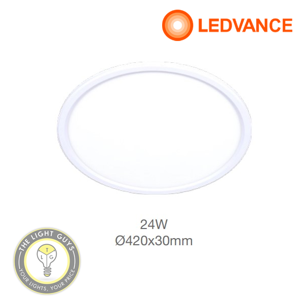 LEDVANCE ORBIS LED Slim Oyster 300MMØ | 420mmØ | 540mmØ 18W | 24W | 32W 240V Tri Colour Dimmable