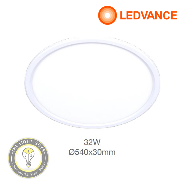 LEDVANCE ORBIS LED Slim Oyster 300MMØ | 420mmØ | 540mmØ 18W | 24W | 32W 240V Tri Colour Dimmable