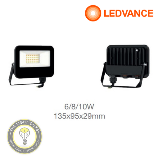 LEDVANCE TriColour Multiwattage floodlight 10 to 200W 3000K/4500K/6500K IP65 IK07