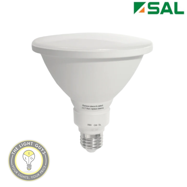SAL LED PAR38 LED 12W ES/E27 TRI-COLOUR 100DG IP65 — The Light Guys