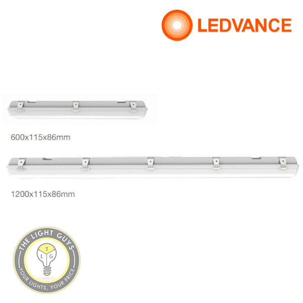 LEDVANCE WEATHERPROOF Batten  220-240V 3K/4K/6.5K Tri-Color IP65 IK08 600mm and 1200mm