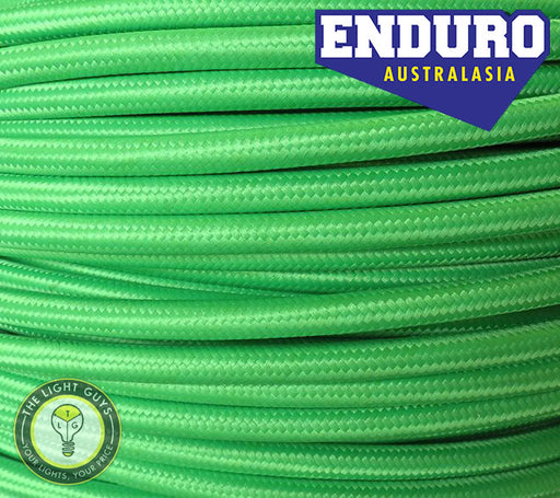 ENDURO Cable Braided 3-Core Green - TheLightGuys
