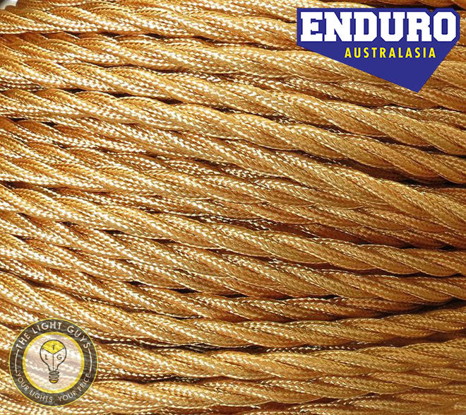 ENDURO Cable Twist 3-Core Gold - TheLightGuys