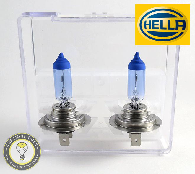 HELLA H7 Headlight Set 55W 12V PX26d Xenon Blue - TheLightGuys