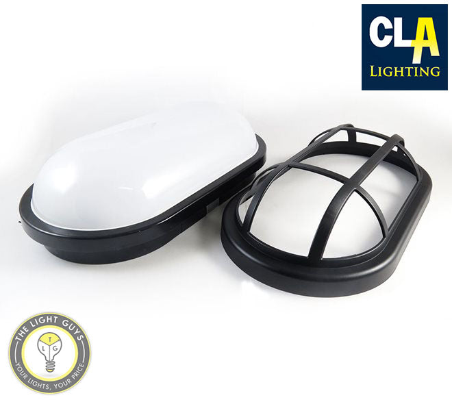 CLA LED Bulkhead with Cage Guard 20W 3000K | 5000K - TheLightGuys