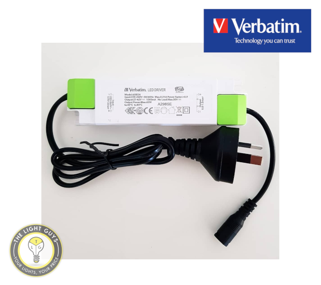 VERBATIM LED Driver Output 300mA (18W) | 1000mA (42W) with AU plug - TheLightGuys