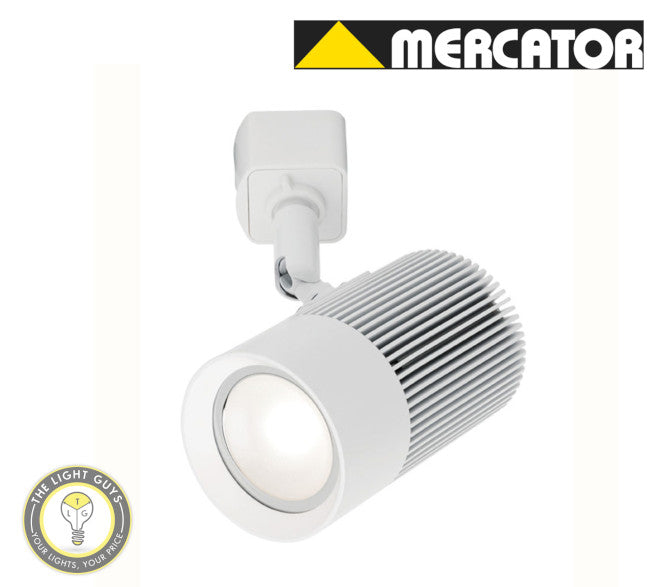 MERCATOR LED GU10 Cowley 9W Track Light Black | White - TheLightGuys