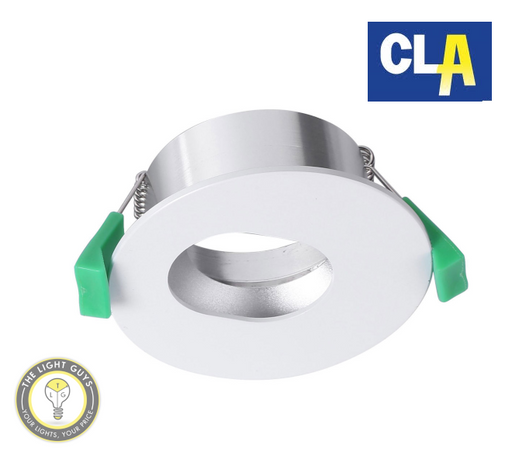 CLA Architectural Downlight Fittings Fixed Matt White Round  70mm Semi Circular | Eclipse | Circular - TheLightGuys
