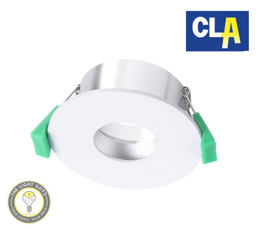 CLA Architectural Downlight Fittings Fixed Matt White Round  70mm Semi Circular | Eclipse | Circular - TheLightGuys