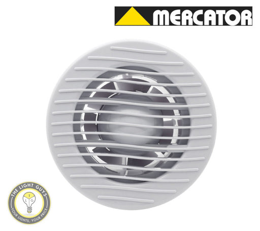 MERCATOR Archer Wall Exhaust 240V White/Cream Colour - TheLightGuys