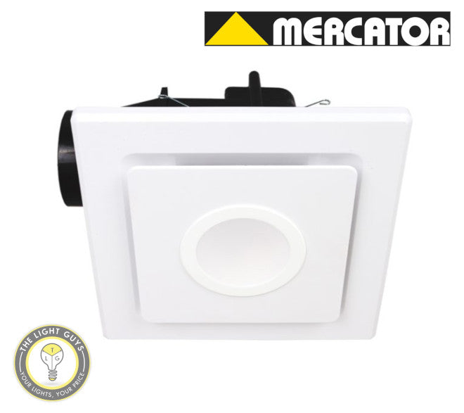 MERCATOR Emeline II 240 10W LED SQUARE Black | White - TheLightGuys