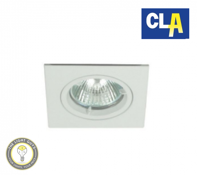 Gu10 downlight best sale fitting white