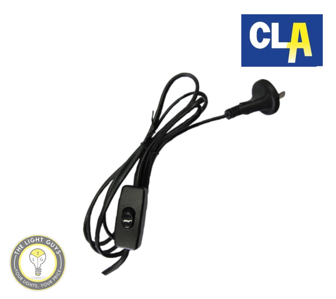 GENERIC Black Meter Flex Plug Cable w/Inline Switch — The