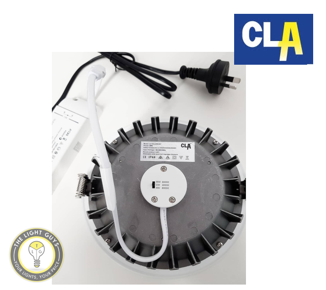 CLA Downlight 20W Tri Colour 3K/4K/5K 170mmØ Dimmable - TheLightGuys