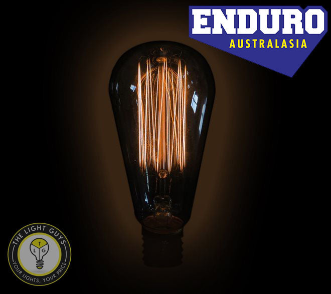 ENDURO ST58 25W ES | BC Carbon filament Squirrel Cage - TheLightGuys