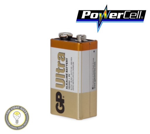 POWERCELL 9V UItra Alkaline GP Battery - TheLightGuys