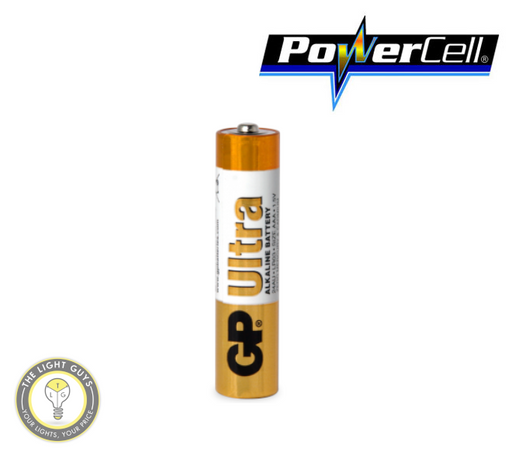 POWERCELL 1.5V UItra Alkaline AAA Size GP Battery - TheLightGuys