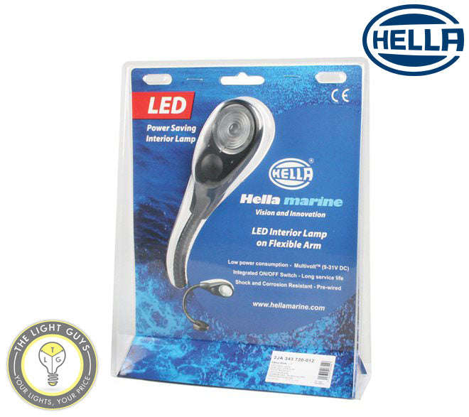 HELLA LED 400mm Flexible Interior Lamp 2W 9-31V White - TheLightGuys