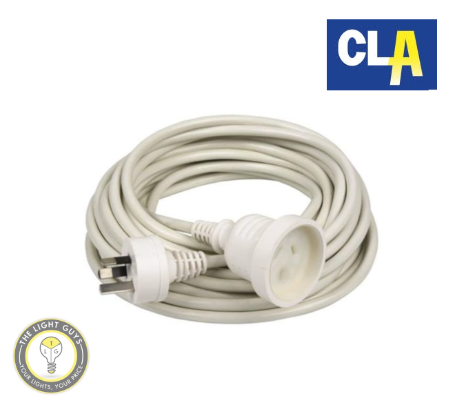 CLA Extension Lead White 10A 2M | 5M | 10M - TheLightGuys