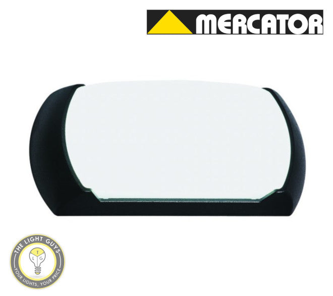 MERCATOR Black All-in-one LED Bunker 12W Tri Colour - TheLightGuys