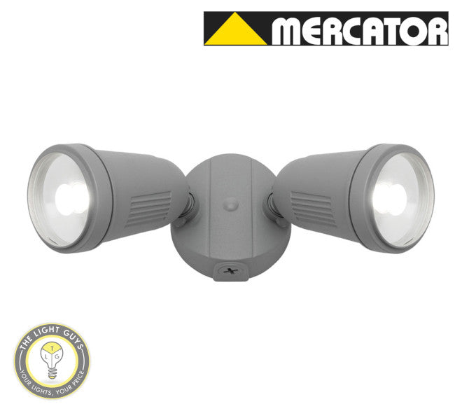MERCATOR OTTO 2x12W 4000K 2000lm Black | Silver | White - TheLightGuys