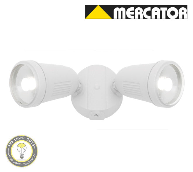 MERCATOR OTTO 2x12W 4000K 2000lm Black | Silver | White - TheLightGuys