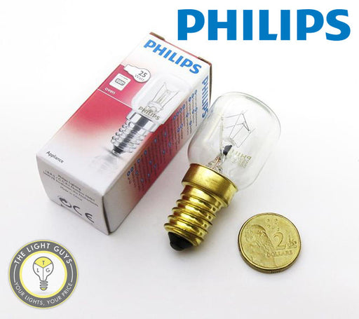 PHILIPS Oven Lamp T25 25W 240V SES - TheLightGuys