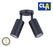 CLA GU10 Exterior Wall Double Adjustable Pillar Lights Black | Matt Grey | White | Silver - TheLightGuys