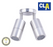 CLA GU10 Exterior Wall Double Adjustable Pillar Lights Black | Matt Grey | White | Silver - TheLightGuys