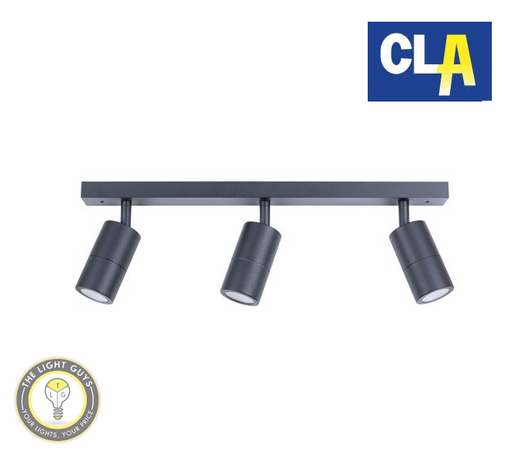 CLA GU10 Exterior Adjustable Head Bar Lights 35W Black 3 Light | 4 Light - TheLightGuys