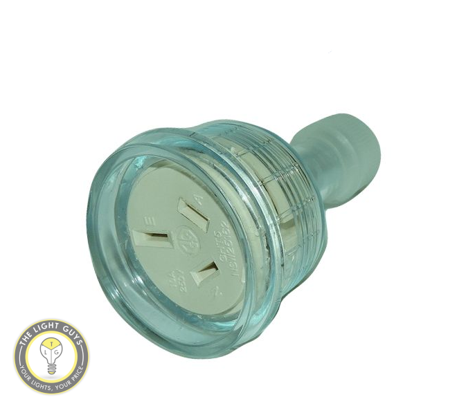 CLA Rewirable 3 Pin Plug Top 10A Clear Male | Female - TheLightGuys