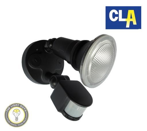 CLA Single Surface Mounted LED PAR30 ES Black Security Lights W/O Sensor | With Sensor - TheLightGuys