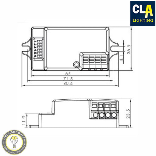 CLA Microwave IP20 Motion Sensor - TheLightGuys