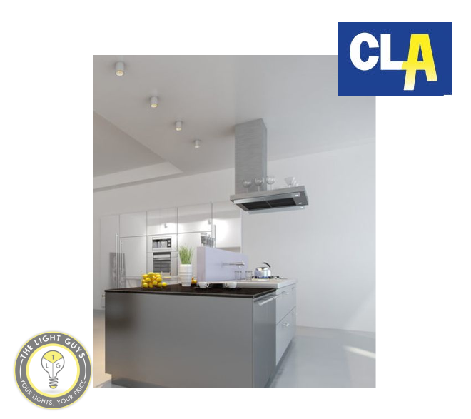 CLA LED Dimmable Surface Mounted Ceiling Downlights 13W 3000K | 5000K IP65 40Deg° White - TheLightGuys