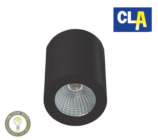 CLA LED Dimmable Surface Mounted Ceiling Downlights 13W 3000K | 5000K IP65 40Deg° Black - TheLightGuys