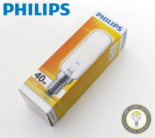 PHILIPS Tubular Rangehood Lamp T25 40W 240V SES - TheLightGuys
