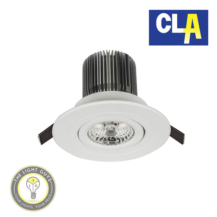 CLA LED LED Centre Tilt Recessed downlights 10W Tri-CCT